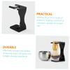 COOLHIYA Premium Stainless Steel Shaving Bowl and Brush Stand for Men with Non Slip Base Razor Holder and Soap Cup Beard Grooming Kit for Comfortable Shaving Experience and Bathroom Decor view 3