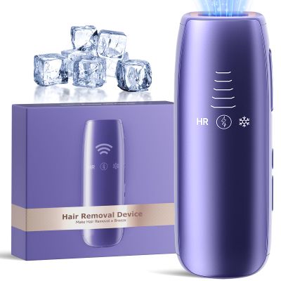 2026 Upgraded Laser Hair Removal with 5 Ice Cooling, Painless IPL Laser Hair Removal Device for Women & Men, 999,999 Flashes, 5 Levels, 2 Modes, Permanent At-Home Hair Removal for Face & Body