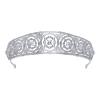 14K Gold Luxury Moissanite Bridal Crown, Grand European-Style Hair Accessory and Headpiece for Women, Ultimate Gift for Bride, Wedding Celebrations or Festive Occasions (Style 4) view 1