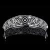 14K Gold Luxury Moissanite Bridal Crown, Grand European-Style Hair Accessory and Headpiece for Women, Ultimate Gift for Bride, Wedding Celebrations or Festive Occasions (Style 4) view 4