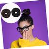 COOLHIYA 2pcs Donut Hair Bun Maker Rings Updo Hair Extension Tool for Volume Fullness Black Dark Brown view 4