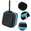 ETHZZLE Essential Oil Bottle Holder Organizer Case with Lanyard Portable Blue Storage Bag for Travel Display and Safe Transport of Aromatherapy Bottles view 2