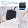 ETHZZLE Essential Oil Bottle Holder Organizer Case with Lanyard Portable Blue Storage Bag for Travel Display and Safe Transport of Aromatherapy Bottles view 3