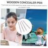 ETHZZLE 4pcs Concealer Pens for Dark Circles and Spot Coverage Professional Eye Concealer Pencils Lightweight Portable Makeup Sticks for Travel and Daily Use view 4