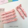 Alligator Hair Clips 100 PCS Alligator Hair Clips Clamps Hairdressing Hair Grip(Light pink) view 2