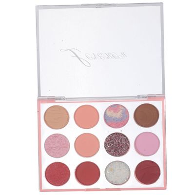 Beavorty Color Eyeshadow Palette for Women Portable Compact Makeup Tray with Matte Shimmer Glitter Shades Lightweight Eye Shadow Case for Travel and Daily Use Makeup Lovers