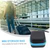 Mikinona Essential Oil Storage Bag with Hanging Strap Shockproof Bottle Organizer Pouch for Travel and Aromatherapy Compact Blue Protective Case for Essential Oil Bottles view 3