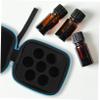 CALLARON Portable Essential Oil Holder Case Bottle Organizer Blue PU Material Travel Bag for Neat Storage and Safe Transport of Aromatherapy Oils view 4