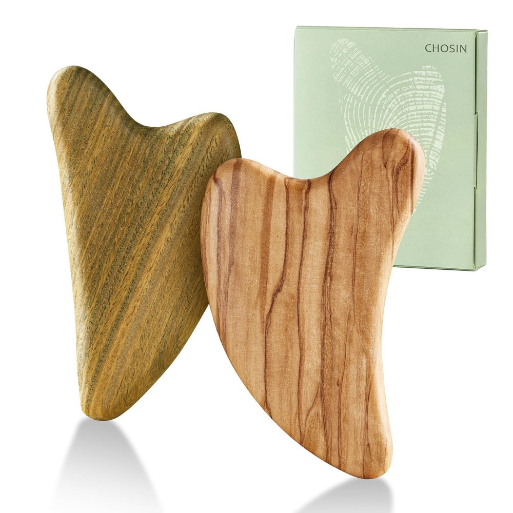 Gua Sha Sets for Face & Body: Face Massager Tool for Lymphatic Drainage