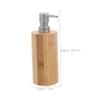 VALICLUD Hand Pump Dispenser Bottle for Bathroom and Kitchen Refillable Lotion Shampoo Soap Container with Smooth Surface Lightweight Portable Design for Easy Use and Long Grip Comfort view 2