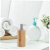 VALICLUD Hand Pump Dispenser Bottle for Bathroom and Kitchen Refillable Lotion Shampoo Soap Container with Smooth Surface Lightweight Portable Design for Easy Use and Long Grip Comfort view 4