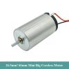 26.5mm*46mm Big Coreless Motor DC 5V-12V 8V 19000RPM High Speed Large Dual Ball Bearing Engine DIY Tattoo Machine view 2