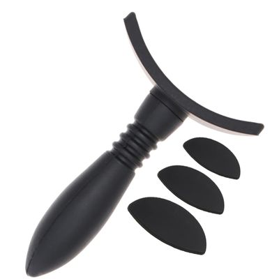 TOPPERFUN Silicone Eyeshadow Stamp with Black Handles Makeup Gadget for Quick Portable Eye Shadow Application Multi Stamps for All Womens Eye Shapes Easy to Use Cosmetic Tool
