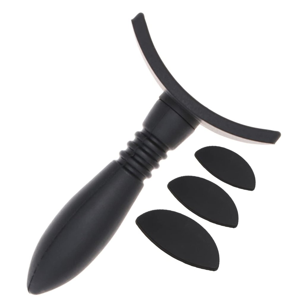 TOPPERFUN Silicone Eyeshadow Stamp with Black Handles Makeup Gadget for Quick Portable Eye Shadow Application Multi Stamps for All Womens Eye Shapes Easy to Use Cosmetic Tool