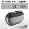 3-in-1 Electric Nail Trimmer, Automatic Nail Clipper with Polishing & LED Light, Rechargeable Electric Nail Clippers with Debris Collector for Adults, Kids & Seniors view 3