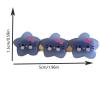 3PCS Star Hair Clips,Five-Pointed Stars Bang Hair Clips,Animal Shape Hair Jaw Clips,Small Claw Clips for Women,Hair Jaw Barrettes Accessories (Star) view 2