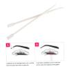 DECHOUS 100pcs Eyelash Rod Lift Tools Plastic Temperature Resistant Eyelash Extension Needle Kit with Dual Ended Design for Gentle Lash Perm and Separation view 2