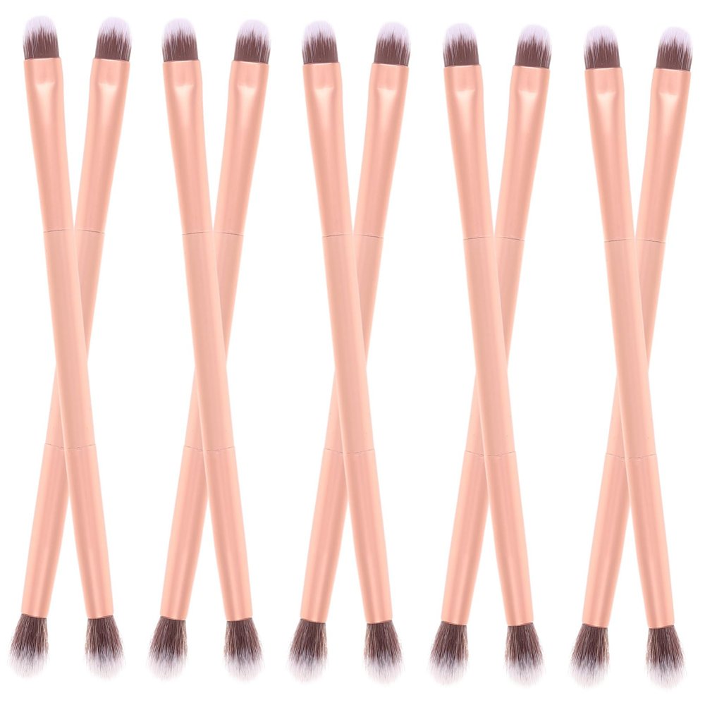 Vaguelly 24pcs Double Ended Eyeshadow Brushes Makeup Tools for Women Lightweight Portable Safe Materials Eye Shadow Blending and Contouring Cosmetic Brush Kit