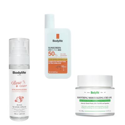 Face Sunscreen SPF 50+,Rose Water Spray,Facial Cream
