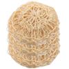 BIUDECO 3pcs Comfortable Round Shower Balls Natural Fibers Gentle Body Scrubbers Portable Bath Puff Exfoliator for Skin Cleansing and Massage view 1