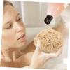 BIUDECO 3pcs Comfortable Round Shower Balls Natural Fibers Gentle Body Scrubbers Portable Bath Puff Exfoliator for Skin Cleansing and Massage view 3