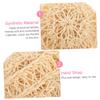 BIUDECO 3pcs Comfortable Round Shower Balls Natural Fibers Gentle Body Scrubbers Portable Bath Puff Exfoliator for Skin Cleansing and Massage view 4