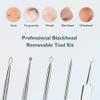Blackhead Remover Lumps Popper Tool kit with Diagonal Tweezers view 4