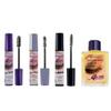 Viral! Prsa Mascara (Maxi Volumen + Profesional + Microfibras) + Oil Set of 4 Piece Bundle - Waterproof Makeup - Alargadora + Volumen + Efecto Extensiones + Aceite Pestanas view 3