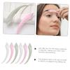 GALPADA 6pcs Eyebrow Razors for Women and Men Portable Stainless Steel Facial Hair Remover Curved for Precise Eyebrow Trimming and Fine Hair Removal Lightweight Compact Design for Travel view 2