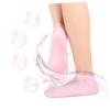 Beaupretty Moisturizing Protective Feet Socks for Dry Cracked Heels Sebs Dry Skin Boat Socks with Non Slip Massage Cushioning Foot Care for Rough Peeling and Callused Skin Womens view 4