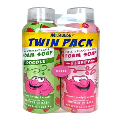 B'ubble Foam Soap Twin Pack, Color-Changing Foam Soap with Rotating Scents, 16 fl oz (Pack of 1)