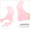 ASAKKURA Moisturize Socks for Dry Cracked Heels Sebs Cushioning Rejuvenate Socks for Skin Protection and Callus Relief Comfortable Elastic Sole Covers for Women view 3