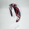 1" Knotted Headband in School Uniform Plaid-Padded headband-Knot at Top-Uniform Headband (Plaid 72) view 4