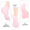 ETHZZLE Protective Foot Skin Socks Moisturizing Sebs Rejuvenate Socks for Dry Cracked Heels Non Slip Elastic Breathable Footwear for Women Soft Skin Friendly Treatment view 4