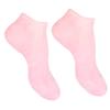 Wakauto Moisturizing Sebs Foot Socks for Dry Cracked Skin Protective Cushioned Feet Socks with High Elasticity for Daily Use Pink view 1