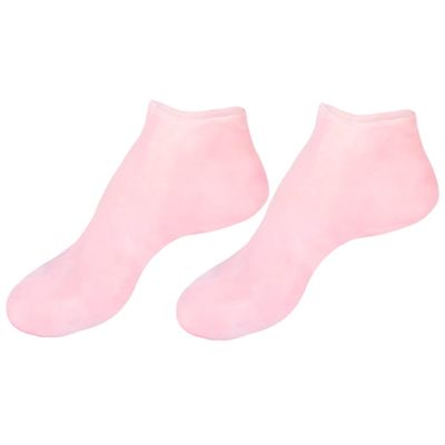 Outanaya Cracking Sebs Socks for Women Moisturizing Protective Foot Pads with Cushioning Breathable Rejuvenate Socks Prevent Dryness Suitable for Daily Use