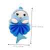 Baluue 2Pcs Bath Loofahs Cartoon Body Scrubbers Sponges for Skin Friendly Cute Dinosaur Mermaid Design view 2