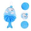 Baluue 2Pcs Bath Loofahs Cartoon Body Scrubbers Sponges for Skin Friendly Cute Dinosaur Mermaid Design view 3