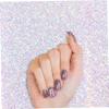 VICASKY Diamond Glitter Nail Art Mat with Cushion Hand Pad Transparent White Ab Nail Salon Table Protector Portable and Easy Clean Manicure Desk Pad and DIY Use view 4