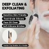 ARIOSOX 2 PCS Face Scrubber, Soft Silicone Face Exfoliator with Suction Cup for Man and Women Deep Skin Clean (Body Scrubber + Face Scrubber Black) view 3