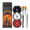 Face and Body Paint,Black White Red Face Body Paint with Brushes - Long Lasting Pigments Halloween Makeup Set for Stage Performance Themed Party Women Men view 1