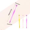 hhfvvda 6 PCS Mini Eyebrow Razor Set - Facial Hair Remover with Protective Covers for Lip,Small Face Razors for Peach Fuzz and Fine Hair, Multipurpose Exfoliating Dermaplaning Tools for Women and Men view 2