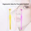 hhfvvda 6 PCS Mini Eyebrow Razor Set - Facial Hair Remover with Protective Covers for Lip,Small Face Razors for Peach Fuzz and Fine Hair, Multipurpose Exfoliating Dermaplaning Tools for Women and Men view 4