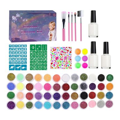 Glitter Marker for Kids, Glitter Makeup Speckles Color, Temporary Colorful Makeup Marker for School Cosplay Home Stage Performance Event Gathering Women Girls Parties