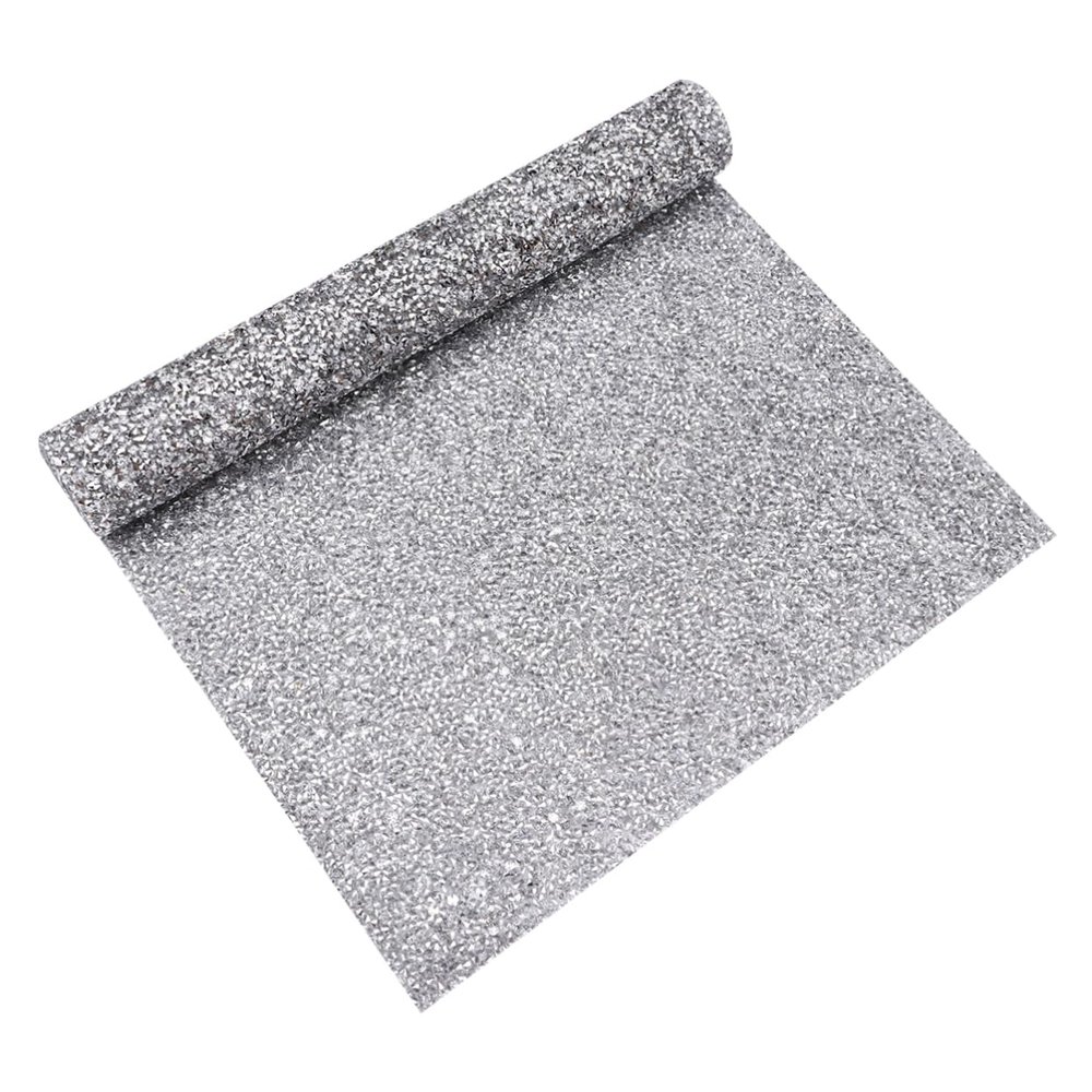 Beaupretty Full Rhinestone Nail Mat Foldable and Display Diamond Encrusted Design for Salon Home Use