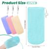 8 Pcs Mesh Soap Bags, Bar Soap Saver Bags, Bubble Foaming Nets Pocket with Drawstring for Facial Cleaning Body Wash (Multicolor) view 3