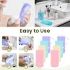 8 Pcs Mesh Soap Bags, Bar Soap Saver Bags, Bubble Foaming Nets Pocket with Drawstring for Facial Cleaning Body Wash (Multicolor) view 4
