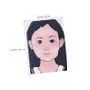 NOLITOY Reusable Face Paint Practice Board with Human Face Prints Lightweight Plastic Makeup Training Templates for Boys Portable Safe Rounded Corners view 2