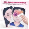 Ipetboom Reusable Washable Face Paint Practice Board for Boys Safe Rounded Corners Makeup Training Tool Easy Clean Face Makeup Exercise Template for Beginners and Artists view 3