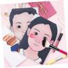 Ipetboom Reusable Washable Face Paint Practice Board for Boys Safe Rounded Corners Makeup Training Tool Easy Clean Face Makeup Exercise Template for Beginners and Artists view 4